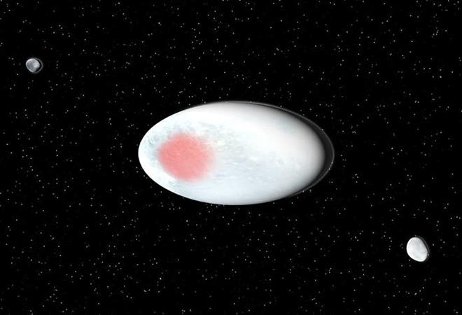 – 201105haumea dwarf planet ice shine