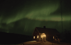 Aurora Borealis real time footage