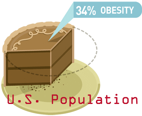 After a quarter-century rise, obesity prevalence has not increased since 2004. Still, 72 million adults (34%) are obese. Efforts are under way to reduce this to 15%, a level not seen since 1980.