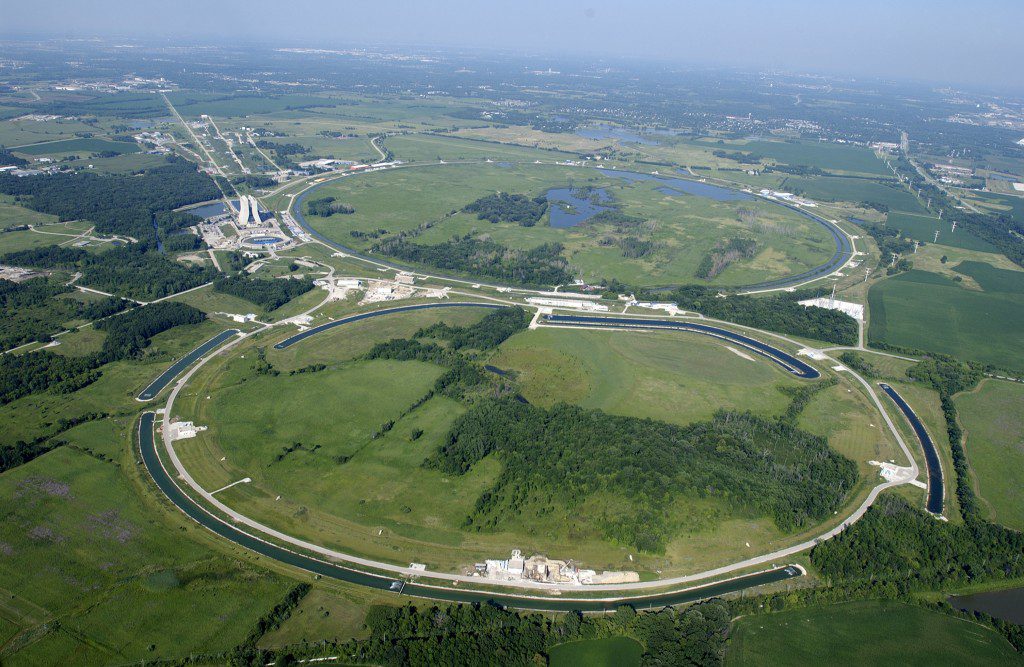 Fermilab aerial view. (C) Fermilab