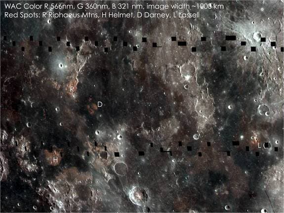 LROC WAC mosaic showing boundary between Mare Serenitatis and Mare Tranquillitatis. (c) NASA/GSFC/Arizona State University