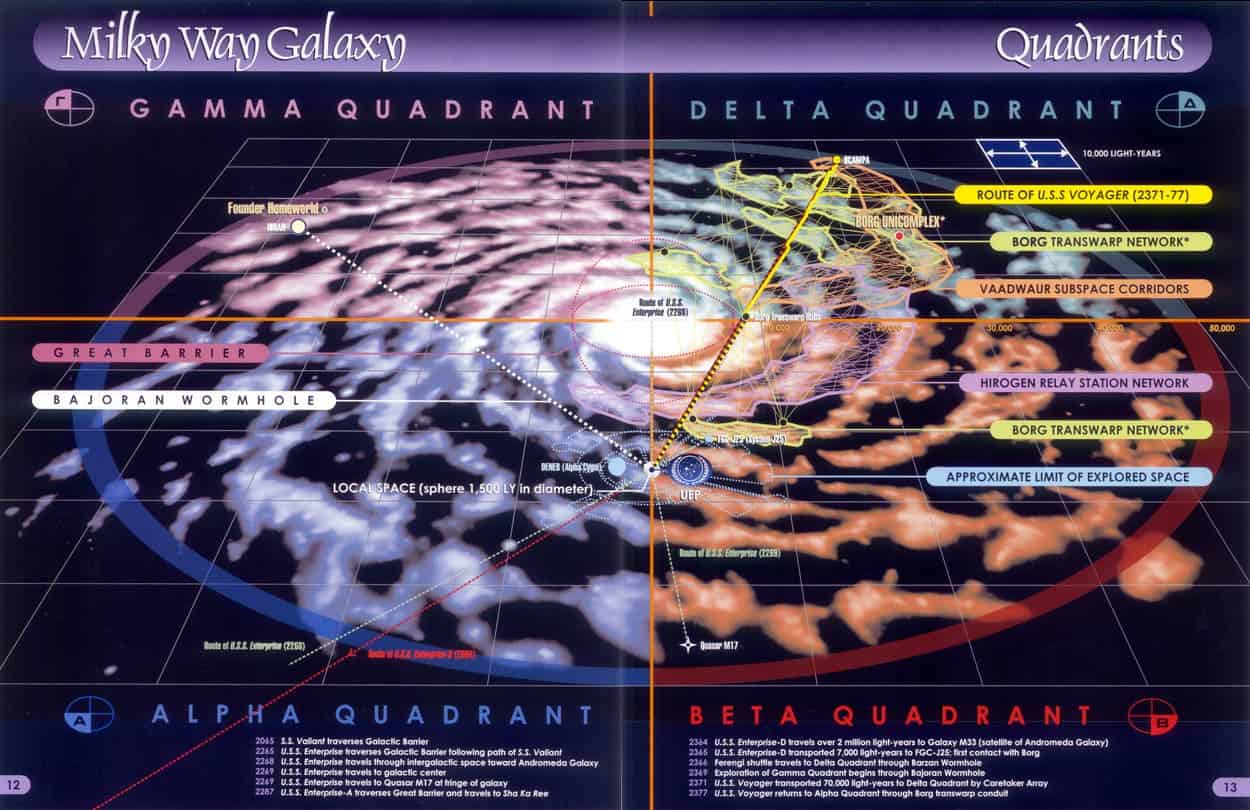 milky way galaxy map