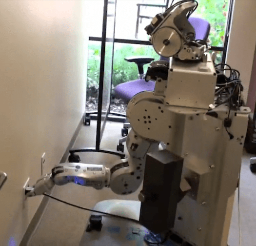 As seen in New Robot Opens Doors, Plugs Self In