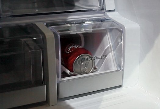 One of our favorite products at the gadget-centric Consumer Electronics Show this past week wasn't a phone, tablet, TV, or camera. It was a fridge. But no ordinary fridge: LG's crazy new top-of-the-line fridge has a blast chiller to cool a can of beer down from room temperature in only five minutes with a mesmerizing rocking motion. Read more <a href="https://www.popsci.com/gadgets/article/2012-01/video-lgs-beer-blast-chiller-action/">here</a>, and check out the rest of our CES coverage here.