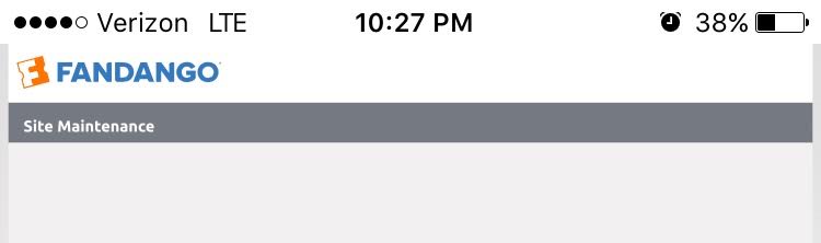 Fandango's mobile app giving users trouble as well
