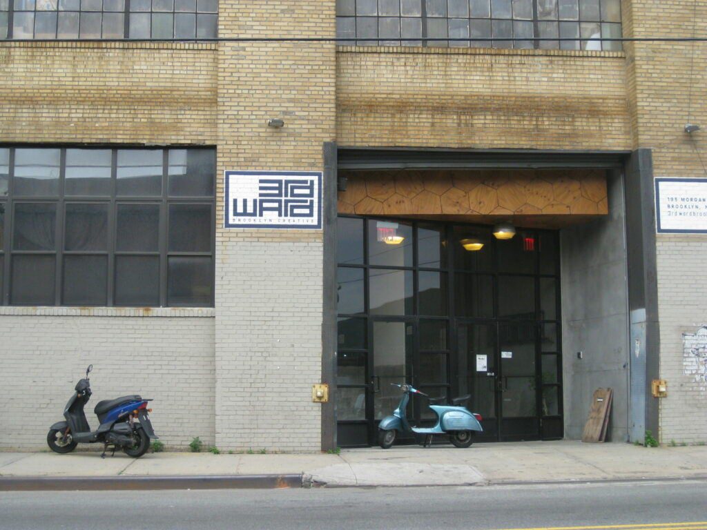 re:char's prototype pyrolyzer is housed at 3rd Ward, an artists' collective in the Bushwick neighborhood of Brooklyn, New York.