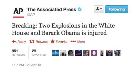 Hacked @AP Tweet