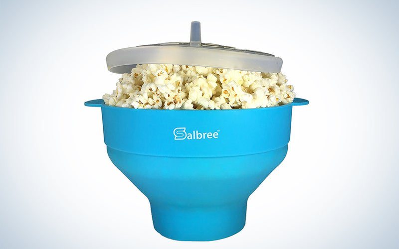 Salbree Collapsible Silicone Microwave Popcorn Popper