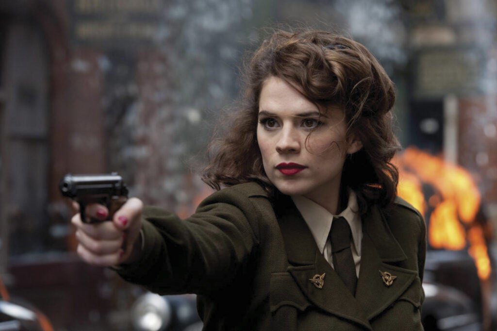 Peggy Carter (Atwell) In The First 'Captain America'