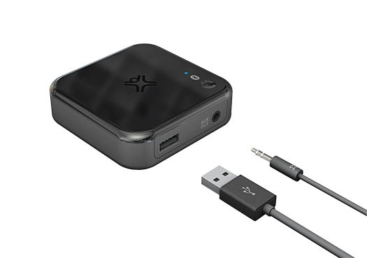 Blast your phone's music library through any surround-sound system. The InCharge Home BT dongle plugs into a receiver's auxiliary port, connects to your device over Bluetooth, and streams your tunes. <strong>XtremeMac InCharge Home BT:</strong> $80; <a href="http://www.xtrememac.com/Products/InCharge-Series/InCharge-Home-BT/">XtremeMac</a>