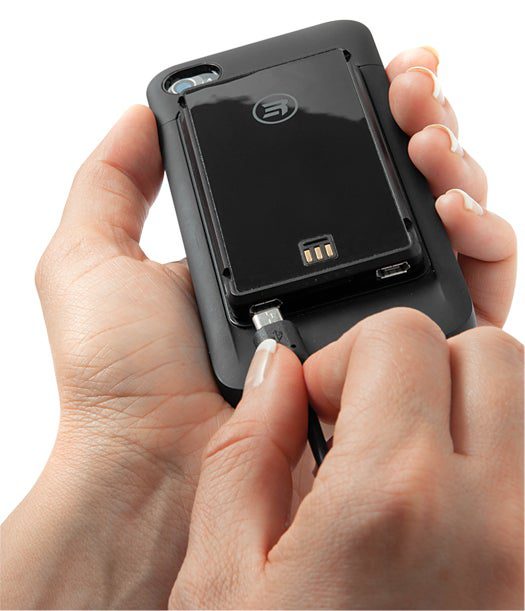 If your iPhone's power runs dry, snap the Third Rail battery pack onto the system's custom case. The lithium-ion cell will fully recharge your handset in as little as an hour, and, as a bonus, it uses the standard micro-USB port rather than Apple's proprietary (and harder-to-find) port. <strong>Third Rail system for iPhone 4:</strong> $90; <a href="http://www.amazon.com/Third-Rail-Mobility-iPhone-Battery/dp/B0052CR1IK/ref=sr_1_1?s=electronics&amp;ie=UTF8&amp;qid=1310576883&amp;sr=1-1">Amazon</a>