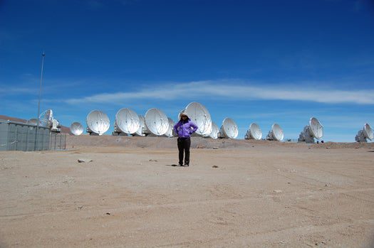 Your telescope correspondent at the Chajnantor Plateau.