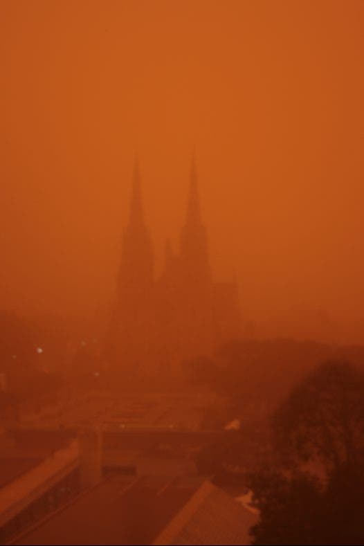 Dust storm Sydney 23 September 2009