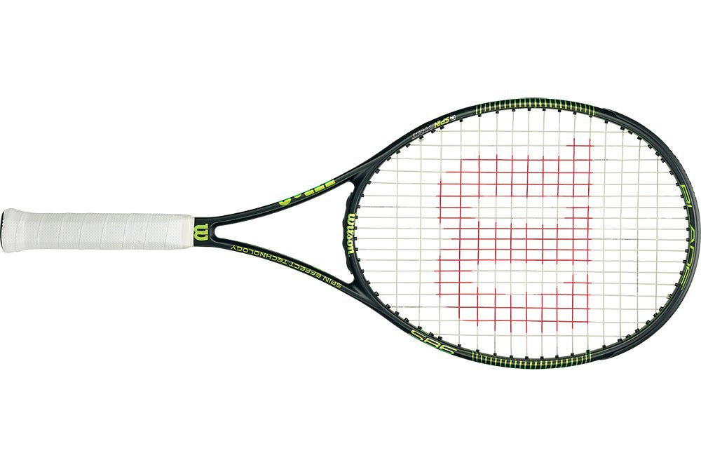 Wilson's Blade series is the first set of tennis rackets to incorporate basalt, a natural 
shock absorber, into the weave and the base. In tests, the Blade gave players better control over the ball, and it filtered and absorbed forces from impact. <a href="http://www.wilson.com/en-us/tennis/rackets/control-spin/blade/blade-98s/"><strong>$230</strong></a>