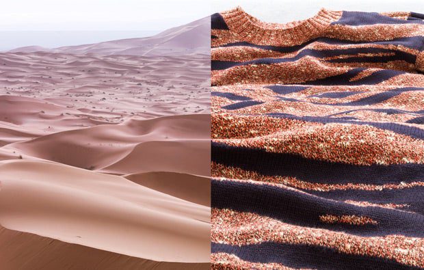 <a href="http://www.josephford.net/aerial.html#/7">Joseph Ford</a> mashes up aerial and fashion photography to create stuff like the Great Sweater Dunes you see here.