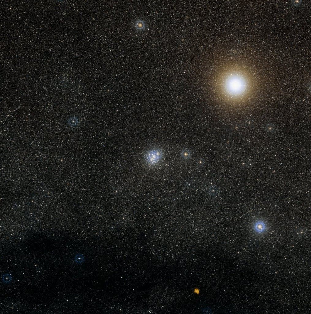 Digitized Sky Survey 2 Image of NGC 4755