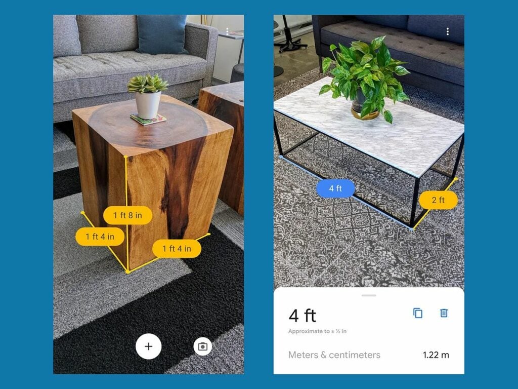 the measure app measuring furniture