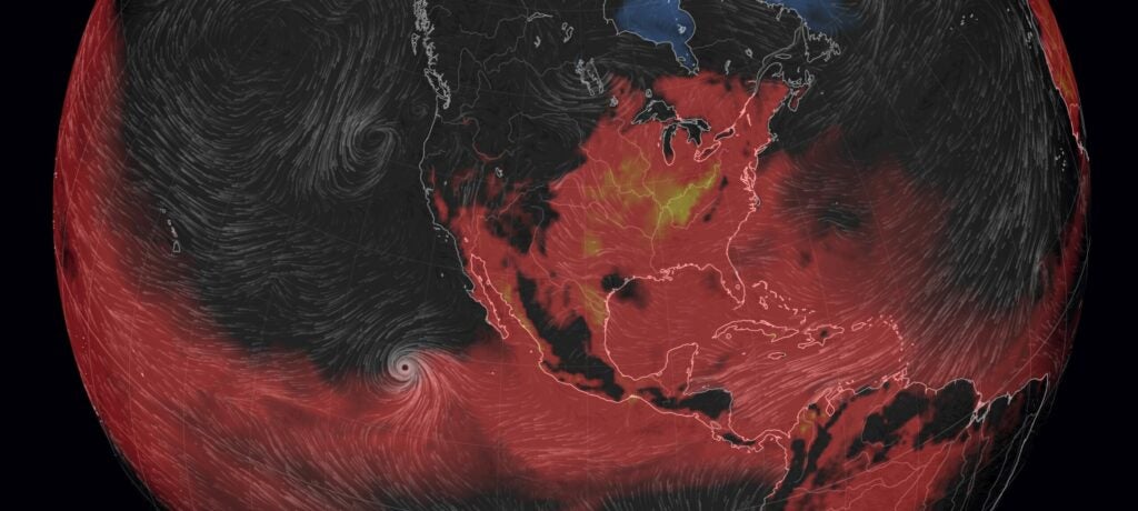 a heat map