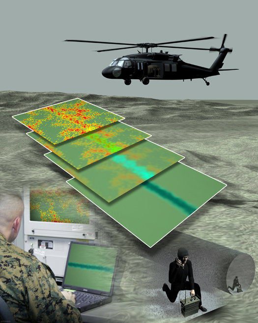 The <a href="https://www.popsci.com/technology/article/2010-07/locate-underground-threats-lockheed-taps-subterranean-gravity-signatures/">Gravity Anomaly for Tunnel Exposure</a> program involves an airborne sensor-based platform to map the subterranean world and identify possible threats hiding there. Lockheed Martin is developing a system that identifies underground targets by analyzing gravity signatures for the sign of man-made tunnels, bunkers, or caches.