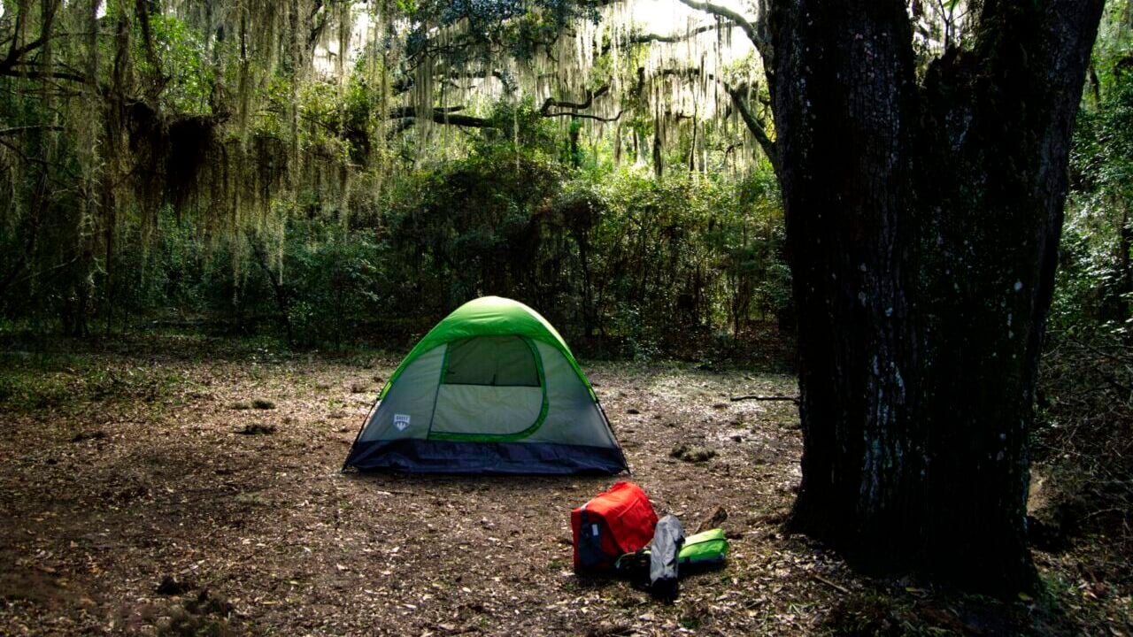 Camping on Cumberland Island, Georgia