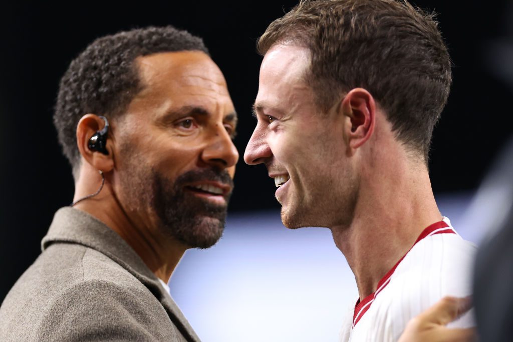 Rio Ferdinand and Jonny Evans