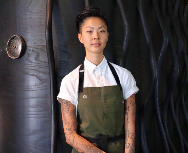 Kristen Kish is the new host of Bravo-TV's popular "Top Chef" series, which launches its 21st season on March 20, 2024. (Courtesy Natalie Engel/Bravo TV)