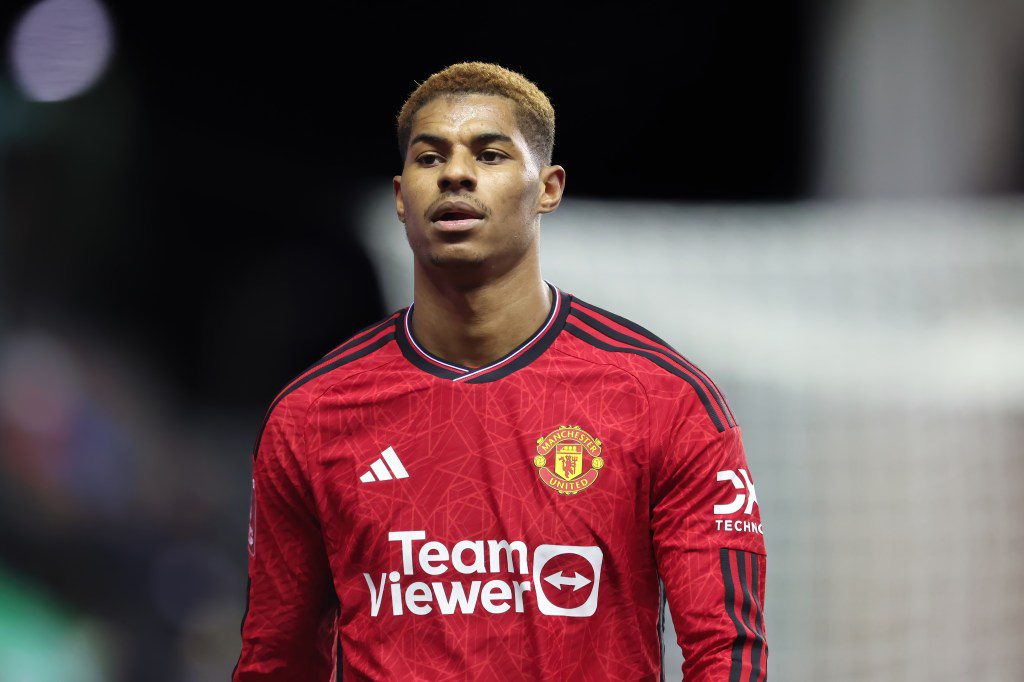 Manchester United forward Marcus Rashford