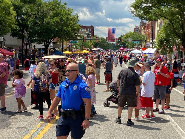 Thousands attended Pottstown GoFourth's street fair on High Street last year.(MediaNews Group file photo)