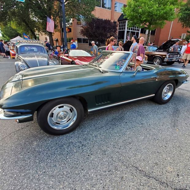 This image shows a car on display at the Red Horse Motoring Club's downtown Pottstown car show on Aug. 1, 2020. (MediaNews Group File Photo)