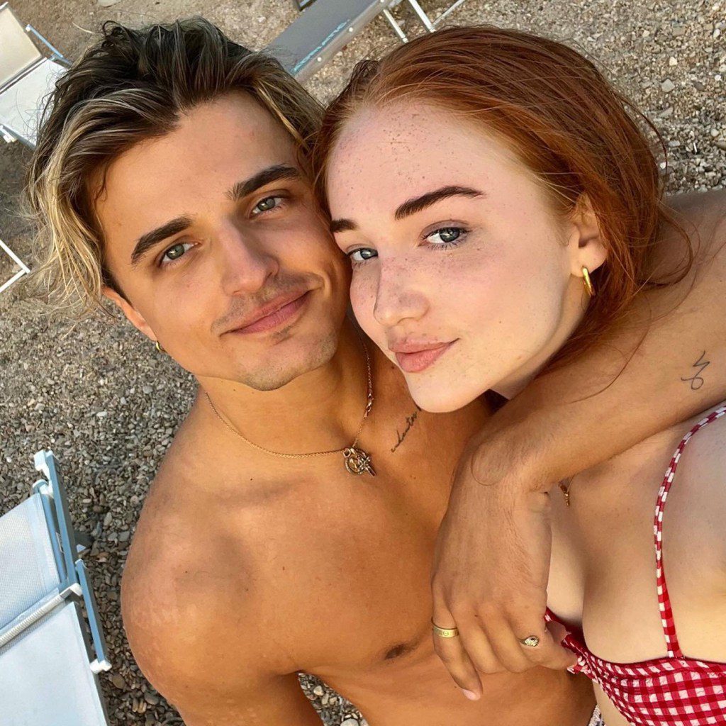 Nikita Kuzmin and girlfriend Lauren Jaine