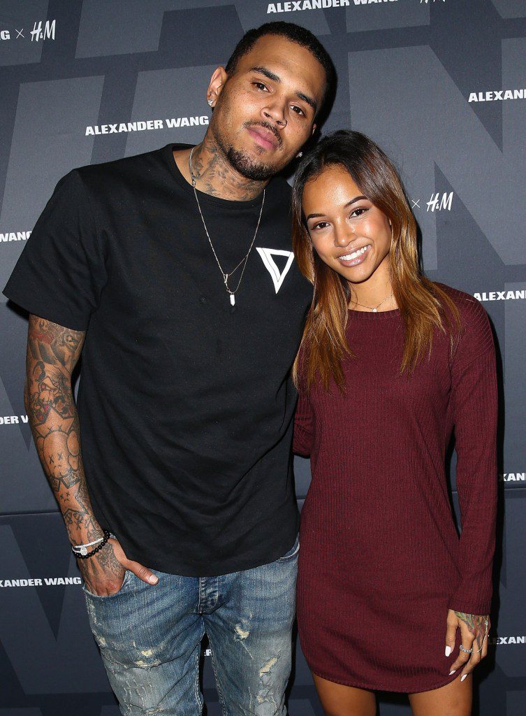 Chris Brown and Karrueche Tran 