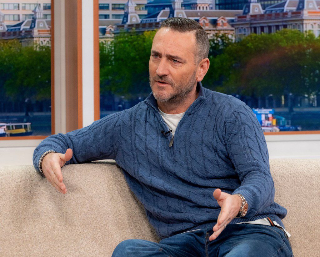 Will Mellor on the set of Good Morning Britain