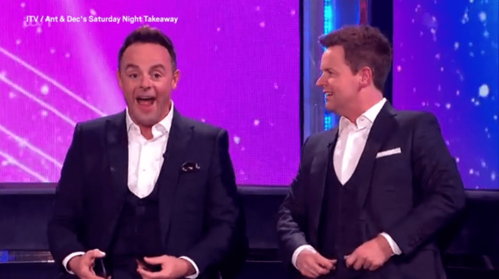 Ant McPartlin and Declan Donnelly on Saturday Night Takeaway (Picture: ITV)