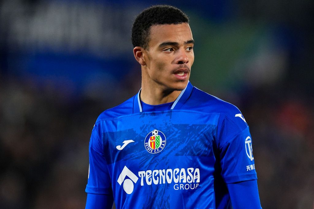 Manchester United on-loan forward Mason Greenwood playing for Getafe