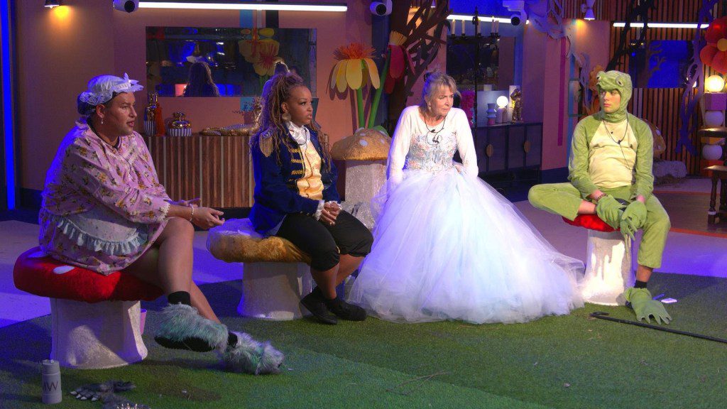 David Potts, Marisha Wallace, Fern Britton and Bradley Riches, Celebrity Big Brother