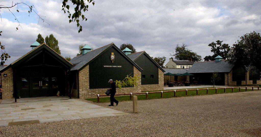 A general view of Windsor Farm Shop. 10/11/03: police are hunting three armed men who stole cash from a shop within the grounds of Windsor Castle, Scotland Yard said. The balaclava-clad robbers threatened four staff with a handgun at the Shop in Datchet Road, Old Windsor, before escaping in a silver BMW. The raid took place at about 7am as staff were opening up for business.