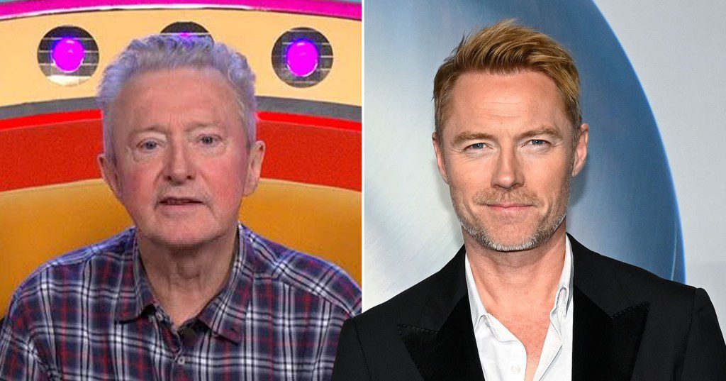 Ronan Keating and Louis Walsh