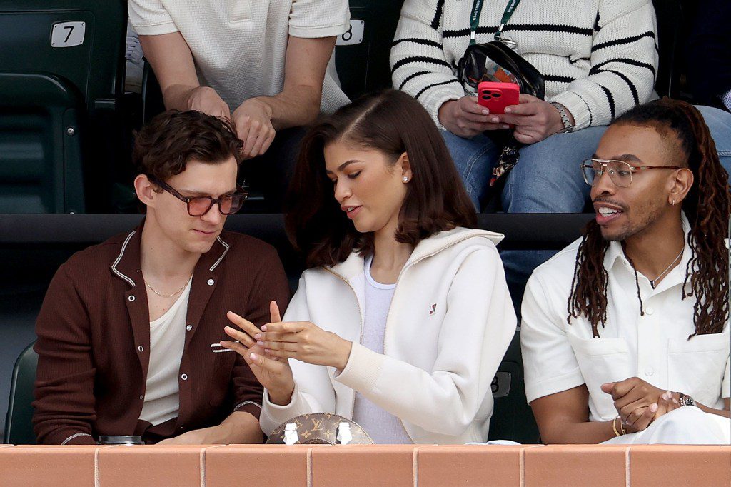 Tom Holland and Zendaya at BNP Paribas Open