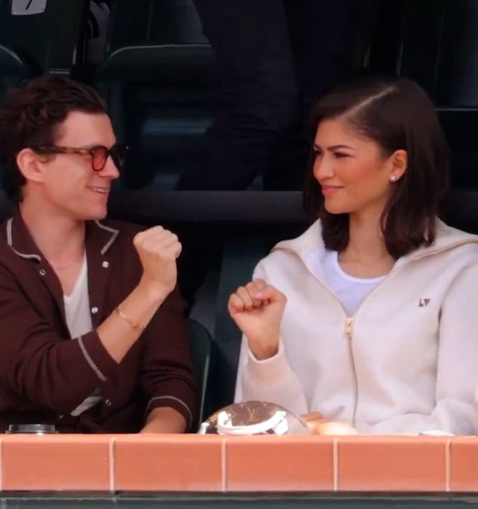 Tom Holland and Zendaya at BNP Paribas Open