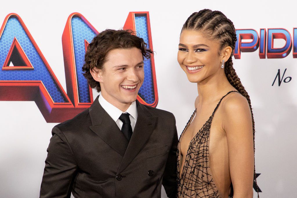 Tom Holland and Zendaya Spider-Man premiere