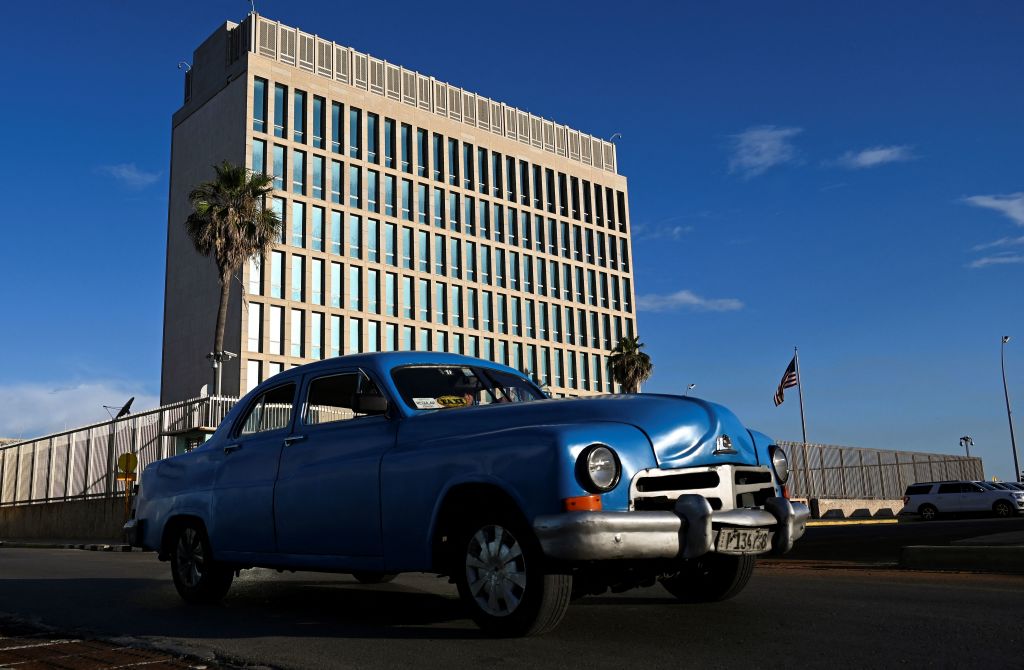 The US Embassy in Havana, Cuba