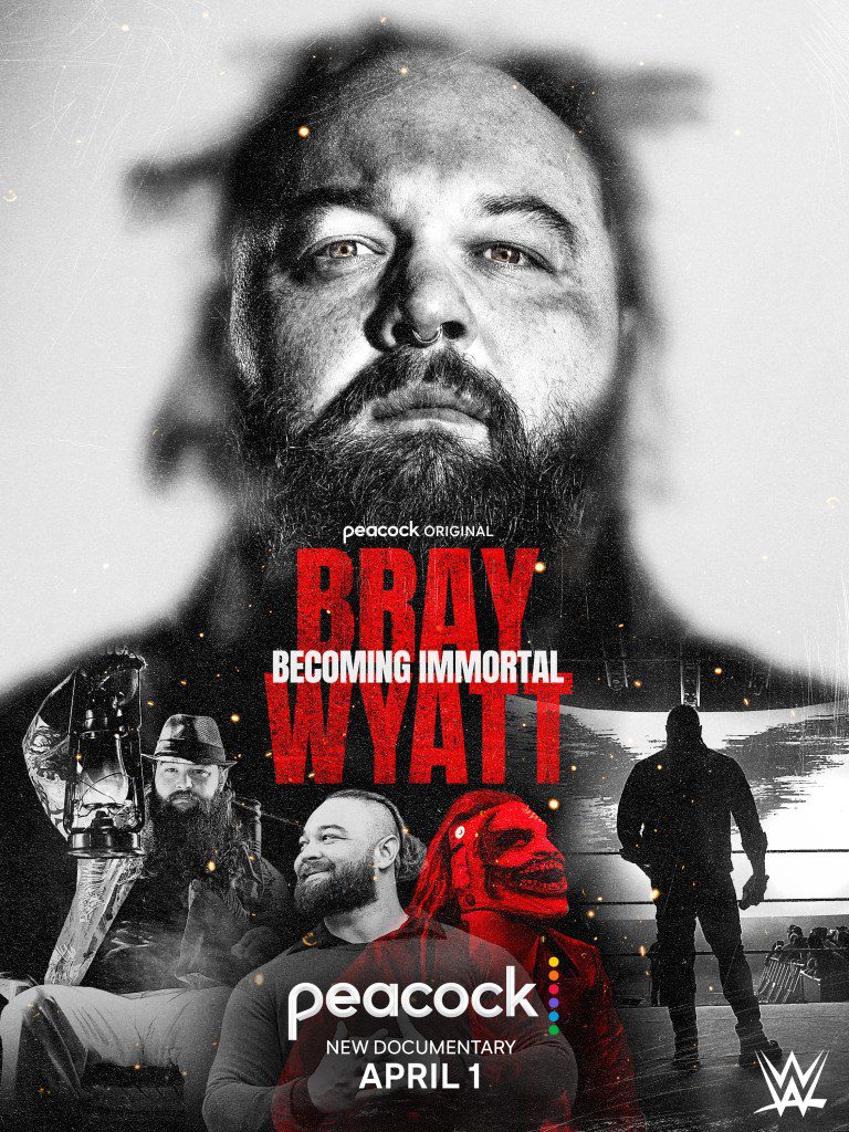 Bray Wyatt - Becoming Immortal poster for WWE documentary on Peacock