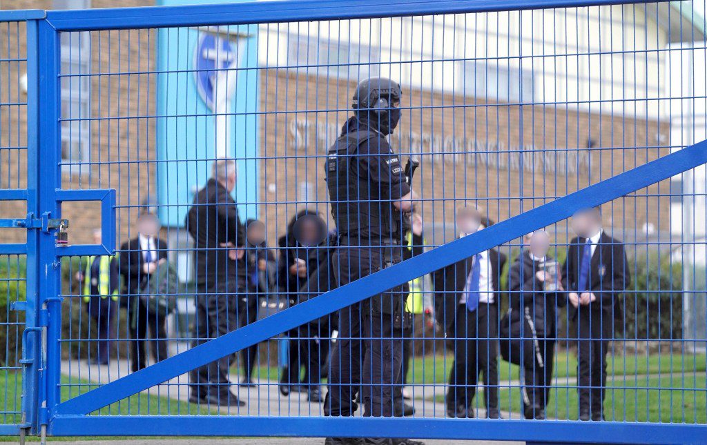 BGUK_2872889 - Hartlepool, UNITED KINGDOM - **Strictly No Daily Mail Online usage via BackGrid** St Hild???s School in Hartlepool, UK on lockdown by Armed officers after an incident - Armed police on scene and student only just being released from school. Armed officers with guns are on scene as students are slowly being released from the school. Worried parents are pictured waiting for their children at the gates. The school finished at 3pm and students are only being released. Pictured: GV: School Hartlepool BACKGRID UK 18 MARCH 2024 BYLINE MUST READ: TERRY BLACKBURN / BACKGRID UK: +44 208 344 2007 / uksales@backgrid.com USA: +1 310 798 9111 / usasales@backgrid.com *Pictures Containing Children Please Pixelate Face Prior To Publication*