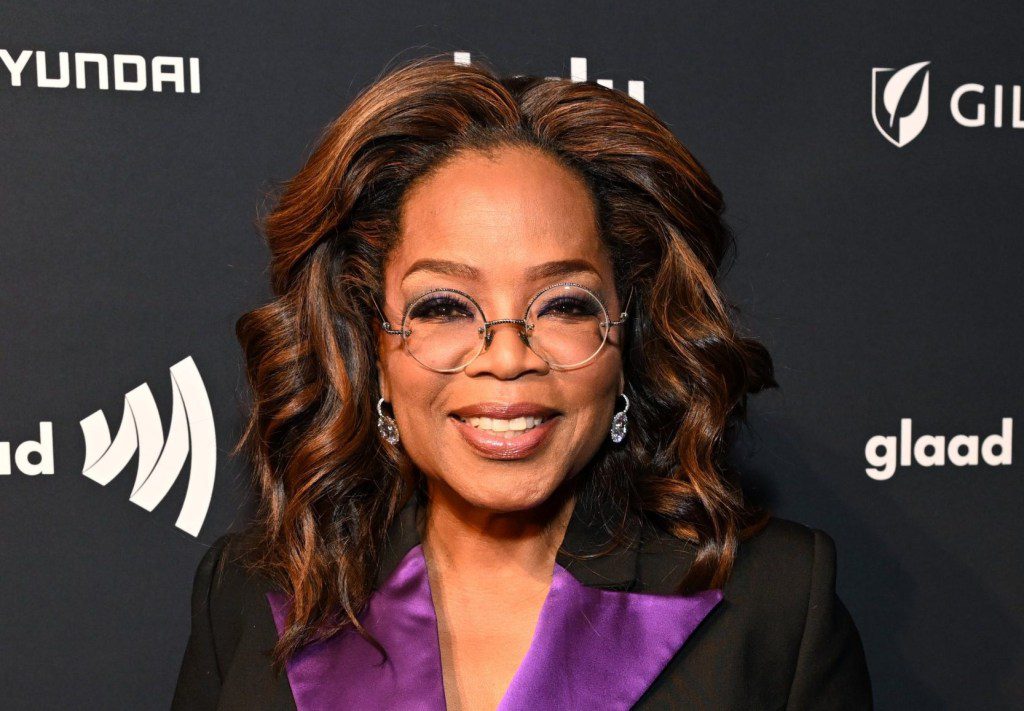 BEVERLY HILLS, CALIFORNIA - MARCH 14: Oprah Winfrey poses backstage during the 35th GLAAD Media Awards - Los Angeles at The Beverly Hilton on March 14, 2024 in Beverly Hills, California. (Photo by Michael Kovac/Getty Images for GLAAD )