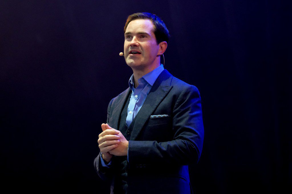 Jimmy Carr Performs At Virgin Money Unity Arena