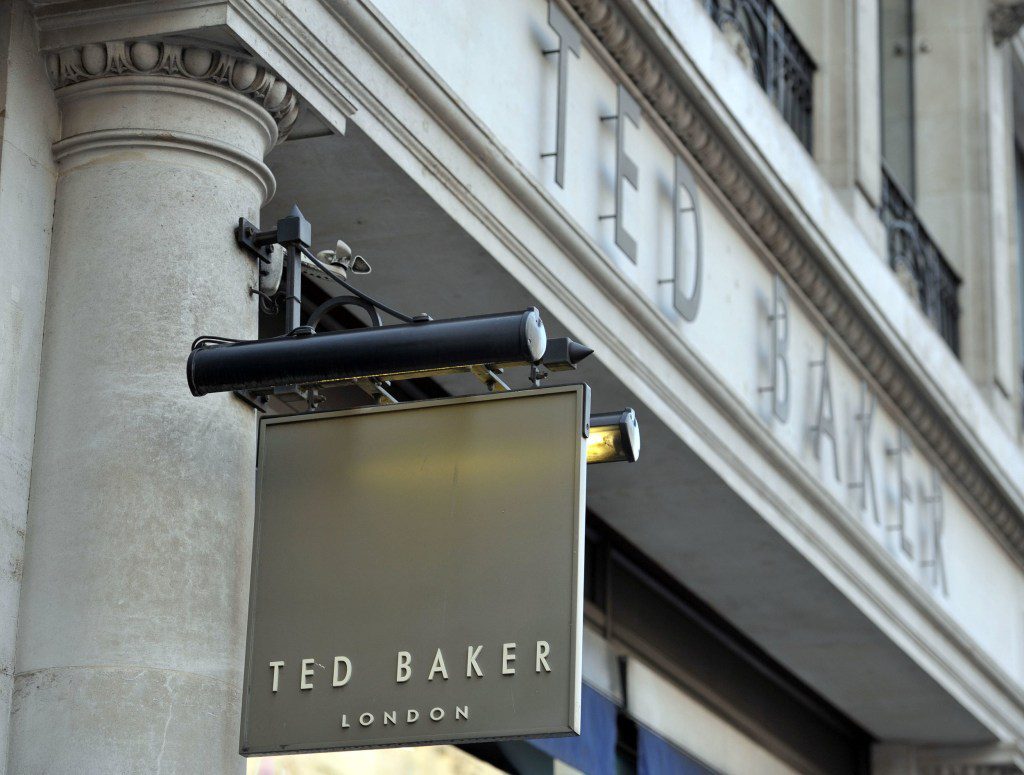 ted baker store sign