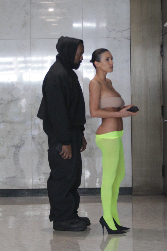 Kanye West and Bianca Censori