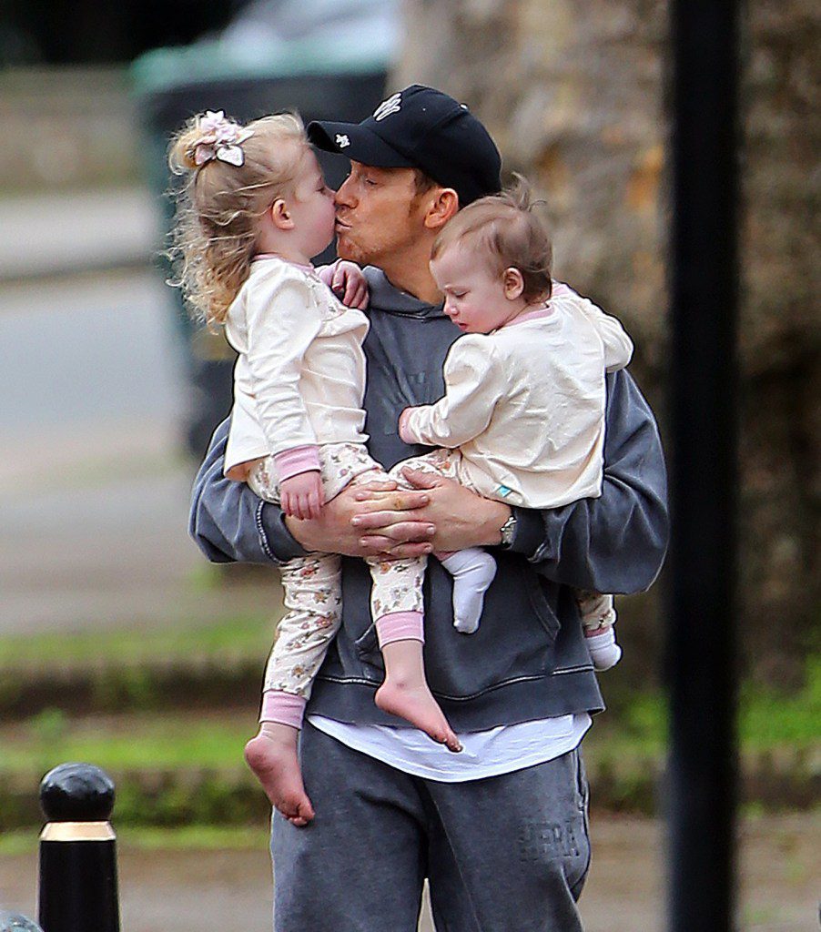 Joe Swash with kids