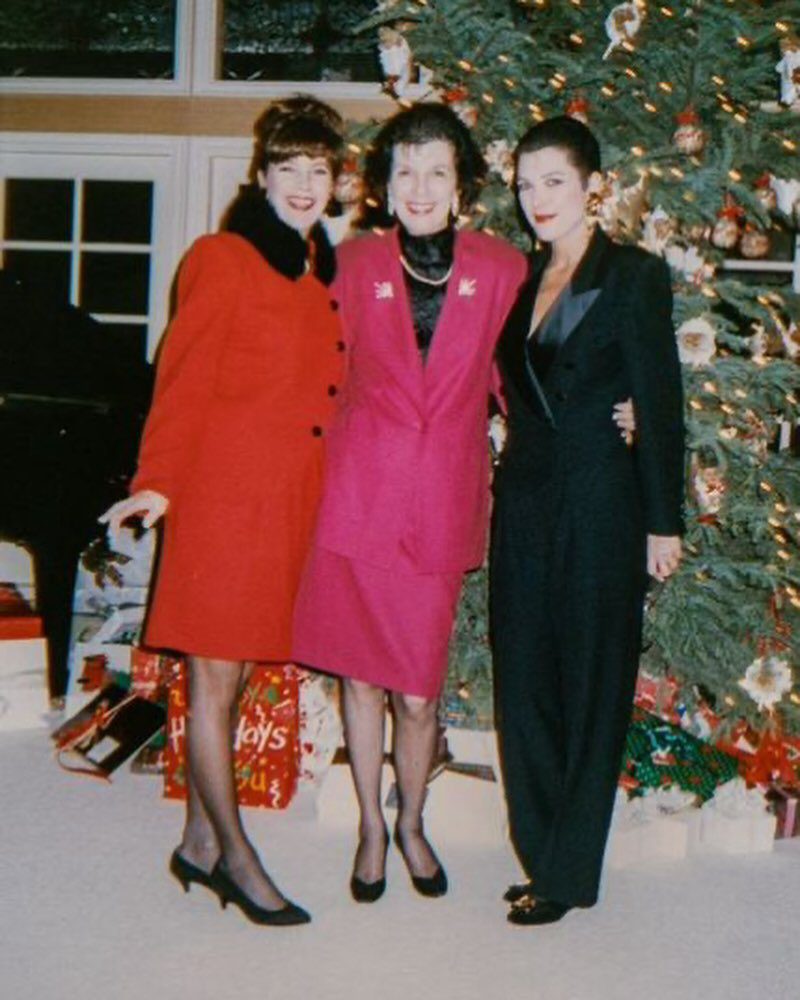 Kris Jenner with sister Karen Houghton and mom MJ