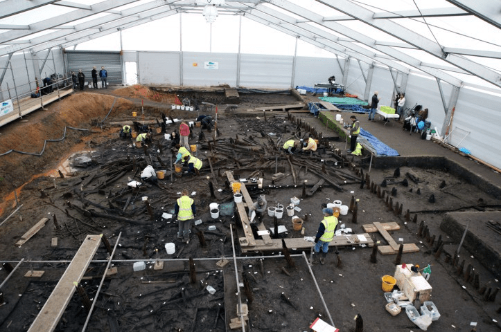 The dig site at Must Farm